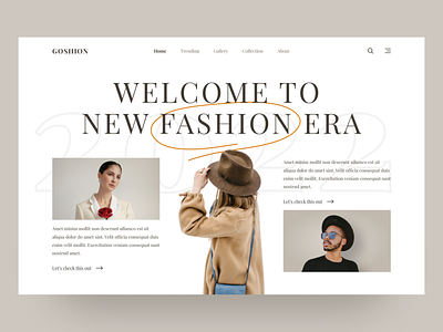 Goshion - Fashion Trend Website