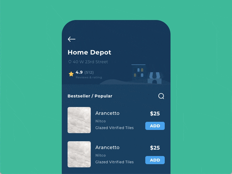 Nested Categories Micro Interaction Design animation app bestseller category design interaction interaction design minimal nested category popular property real estate typography ui ux