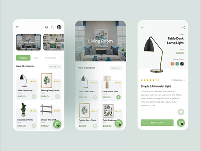 Home decoration app - animated prototyping animated prototyping app home decoration marketplace protopie ui ux