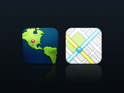 Maps icon ios maps