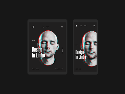 Hudson&Heart Agency behance black condensed dark portfolio separation website