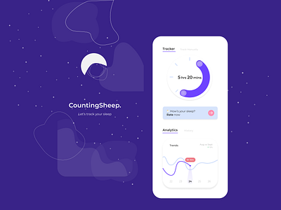 Sleep tracker App Design Idea
