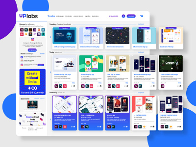 Uplabs Website Redesign Ui Kit