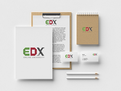 Design logo fo EDX Online University adobe adobe illustrator adobe photoshop adobe xd education edx logo logo design logotype online typography university