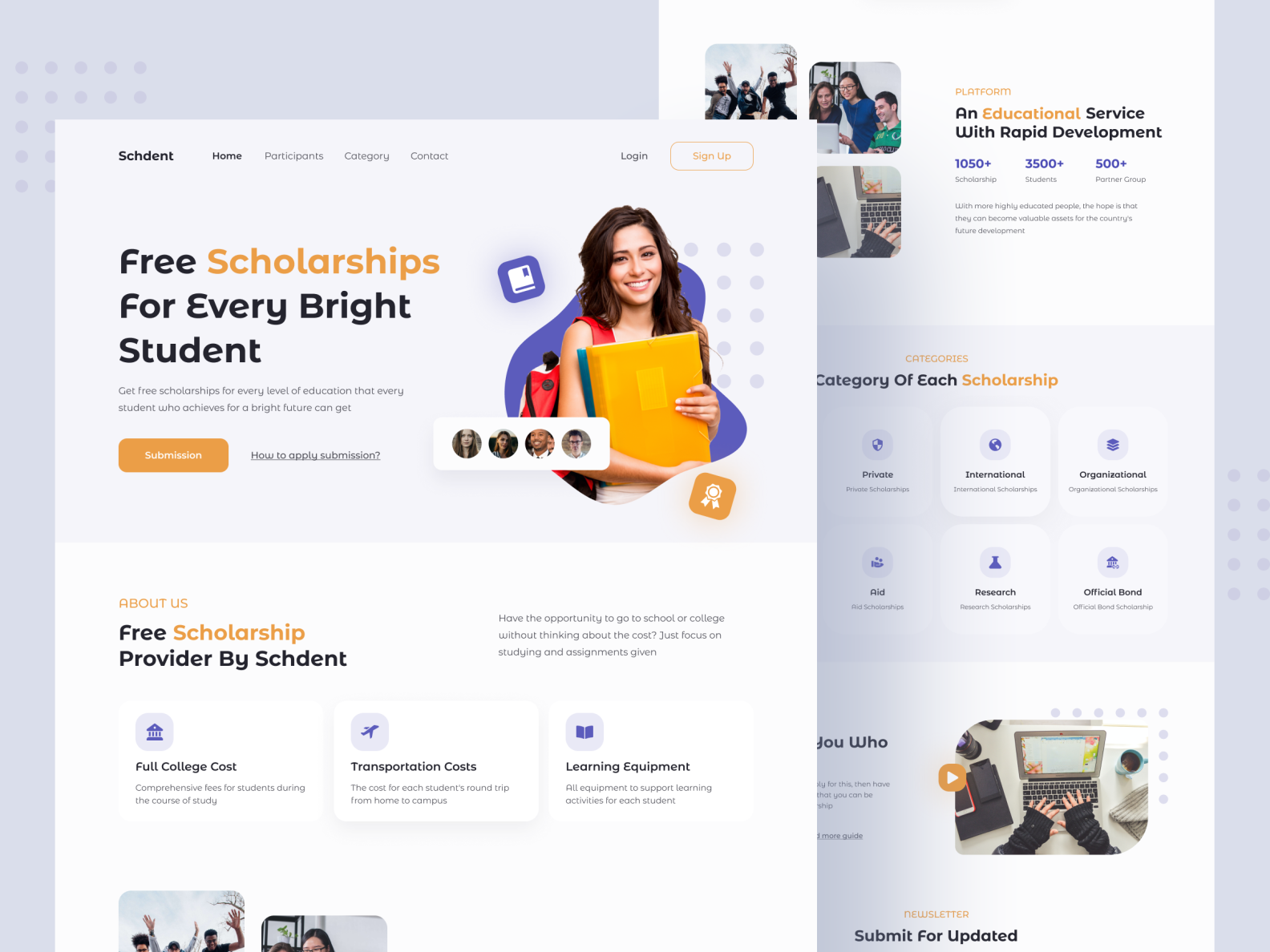 Scholarship Web Site