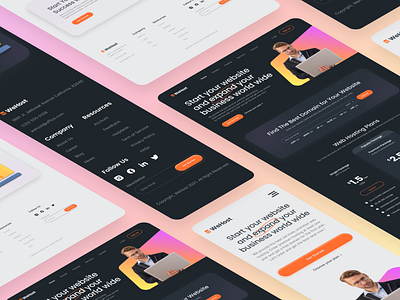 WebHost for Web Hosting Landing Page