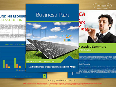 Business Plan Brochure design illustration typography vector