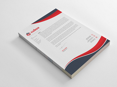 Corporate Letterhead Design cover design coverletter letter letterhead