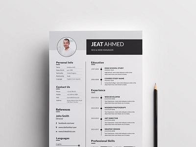 Resume Template clean cv clean design clean resume corporate resume cv cv design cv resume cv resume template resume resume template