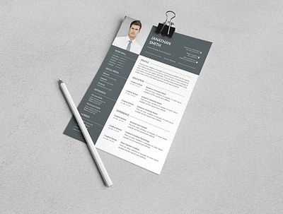 Creative Resume Template cv design resume