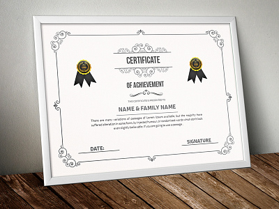 Certificate Design