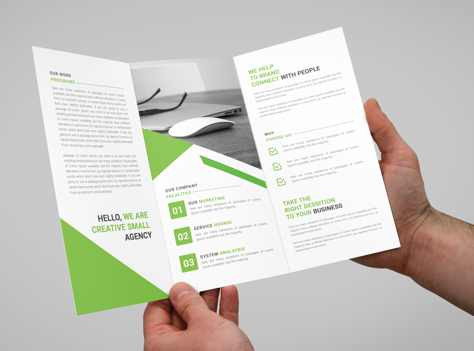 Tri-fold Brochure by Masud Rana on Dribbble