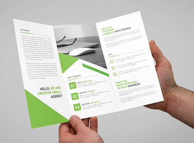 Tri-fold Brochure branding brochure design
