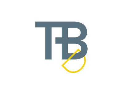 Timmy Bourke Design Logo blue branding design flat graphic design grey illustrator lettering logo typography vector yellow