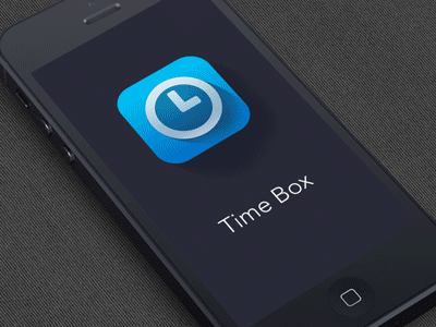 Time Box gif app gif interface ui