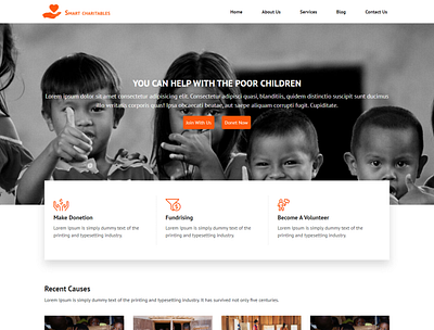 Free Charity Website Teplate free template free website template html template website template