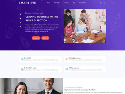 it consultant website template