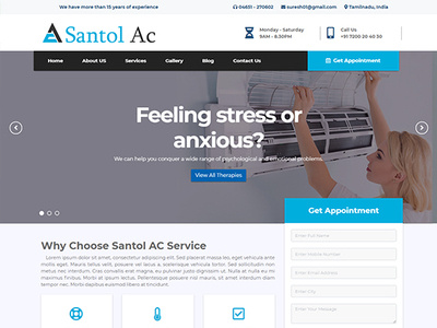 Ac Service Free Html Website Template business website template free website template