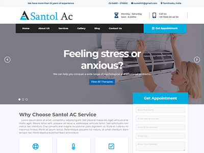 Ac Service Free Html Website Template