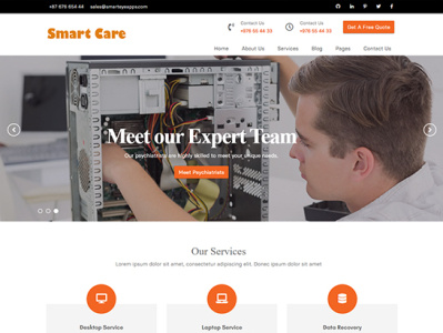 Free Computer Service Website Templates bootstrap business website free template free templates free website template html html template website website template