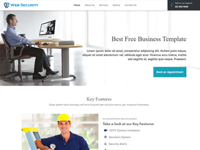 Security System Website Template Free Template bootstrap business website free resume template free template free templates free website template html template website website template
