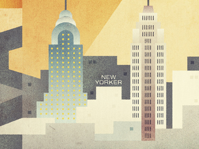 New York buildings city illustration new york propaganda
