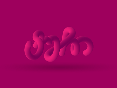 Lips · ტუჩი 3d 3d letters concept georgian georgiaword graphicdesign illustrator lettering letters typogeorgian typography