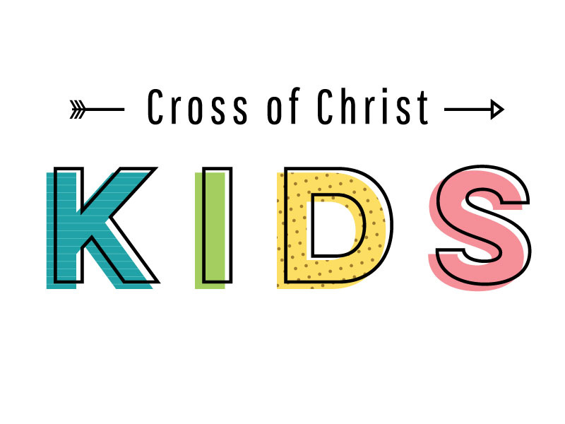 Church Kid's Ministry primary colors arrow logo youth