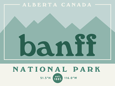 Banff National Park alberta banff canada coordinates mountains national park