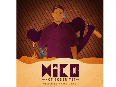 NICO - not sober yet art bior cover drink hip hop nico puke sparks