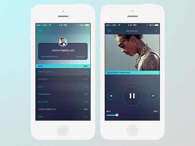 VIDEO VIEWING APP app button controller ios mobile musicm player play ui ux video