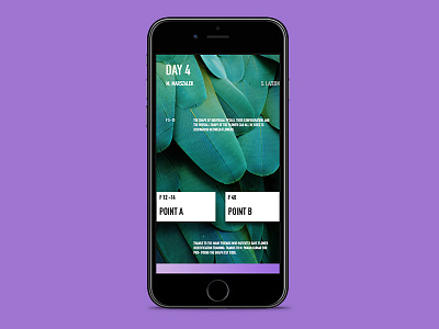 Day 4 design flower interaction list product typo ui ux visual