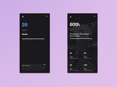 06 baseball concept grid mobile new york swiss ui ux yankees
