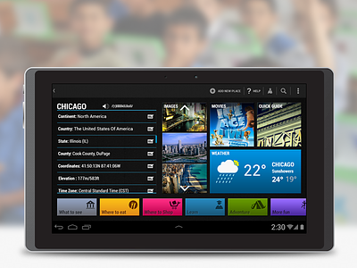OLPC Xo Tablet app android app dashboard education interface olpc ui