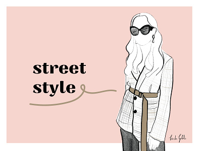 Street style | fashion illustration