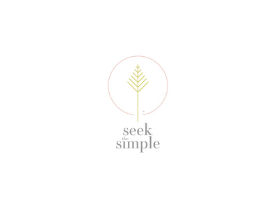 Logo design | Seek the simple branding lifestyle logo linda gobeta logo design logo designer logotype minimalist logo minimalist logo design minimalistic nature inspired seek the simple