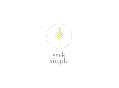 Logo design | Seek the simple branding lifestyle logo linda gobeta logo design logo designer logotype minimalist logo minimalist logo design minimalistic nature inspired seek the simple