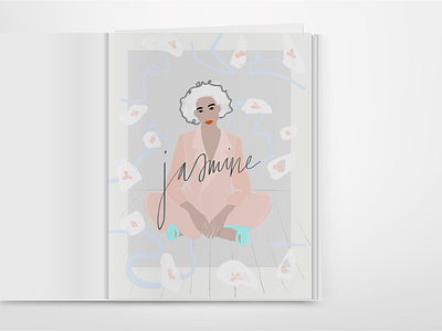 Jasmine | Magazine Spread design fashion flat graphic design graphical illustration layout layout design magazine typography vector