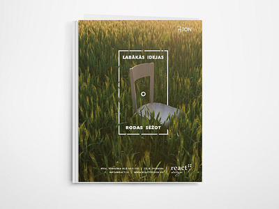 Magazine ad advertisement concept design furniture graphic design graphical magazine magazine ad typography