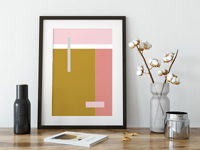 Colour blocks wall art adobe artesta color blocking colour block colour blocking design flat geometric illustration graphic design graphical illustration interior linda gobeta minimal modern poster print vector wall art