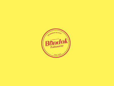 bondok-patisserie-I-re branding