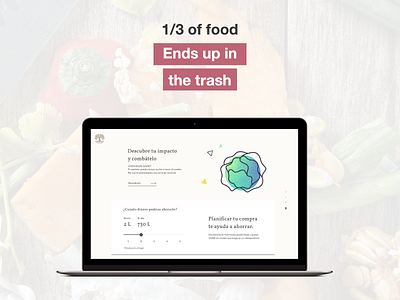 Food waste - platform animation cooking food food waste map platform design