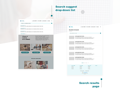 Search page pharma search search bar search results ui design web design