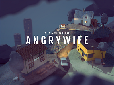 Angry Wife 3d angry blender darkfejzr game gaming ios ipad lowpoly tablet wife