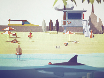 Low Poly Baywatch 3d assetstore baywatch darkfejzr game illustration low lowpoly models poly unity3d