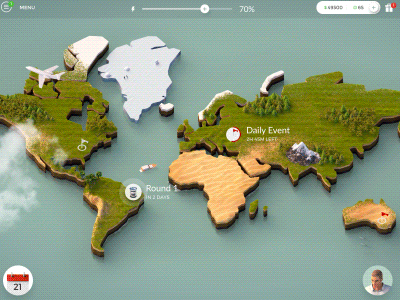 Golf Identity (version 3.0) 3d design game golf icons identity ios ipad iphone menu