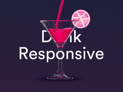 Dribbble Drink 3d animation ball blender dribbble drink funny madeo presentation typo typography