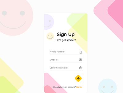 001 Sign Up Screen