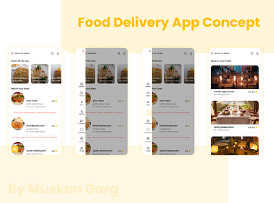 Food Delivery App figma design food delivery mobile app design