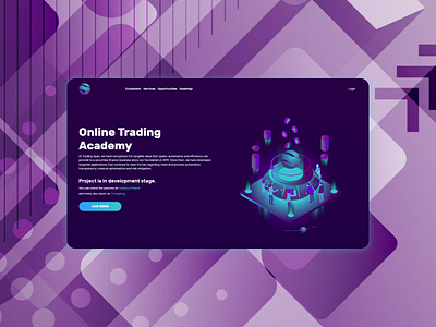 Online trading academy landing page